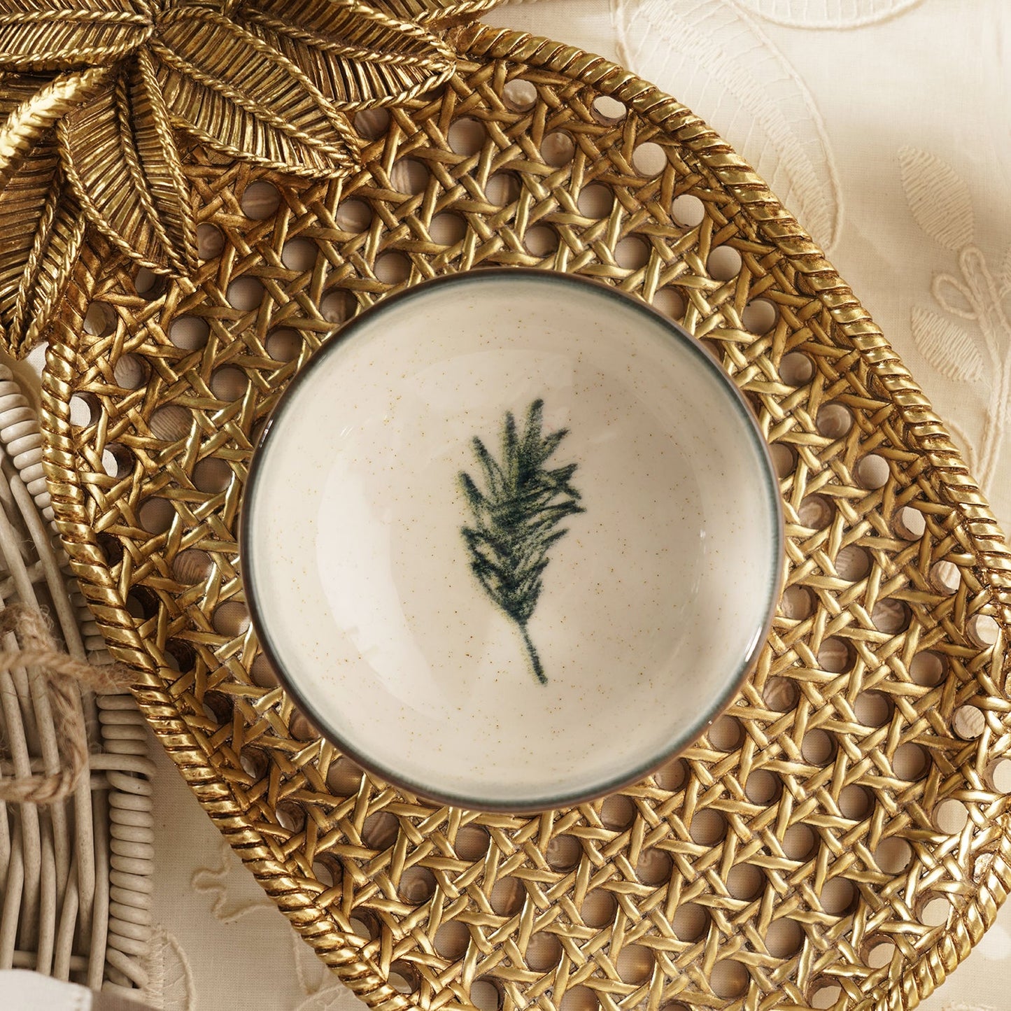 Ivory Ceramic Small Bowl