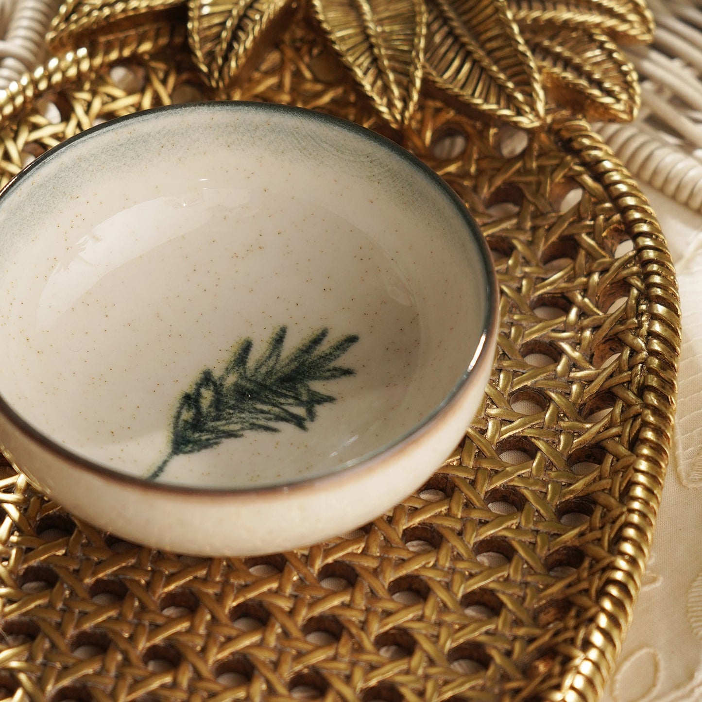 Ivory Ceramic Small Bowl