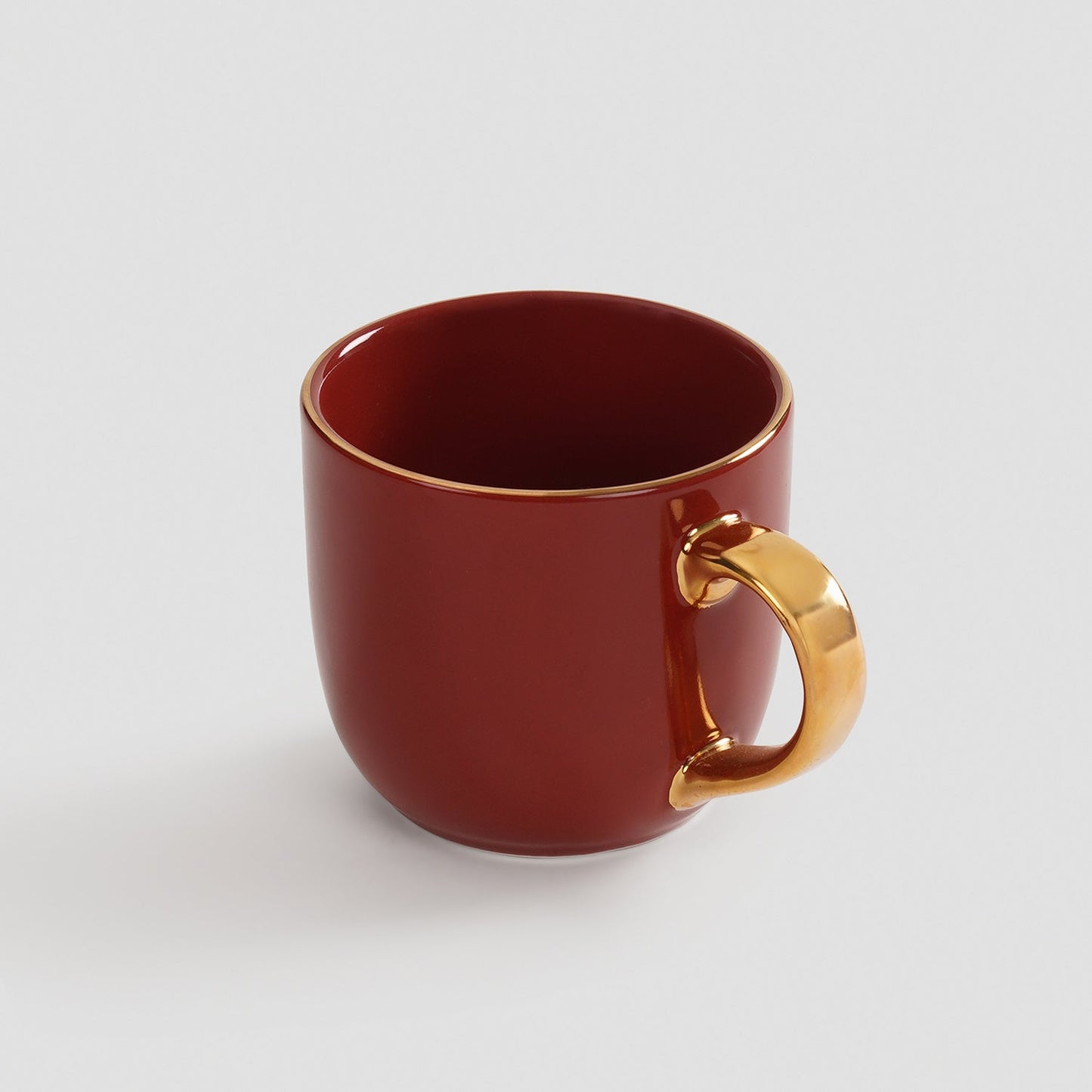 Red Porcelain Senorita Coffee Mug