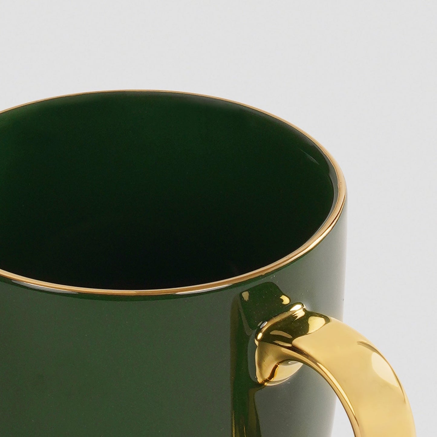 Green Porcelain Senorita Coffee Mug